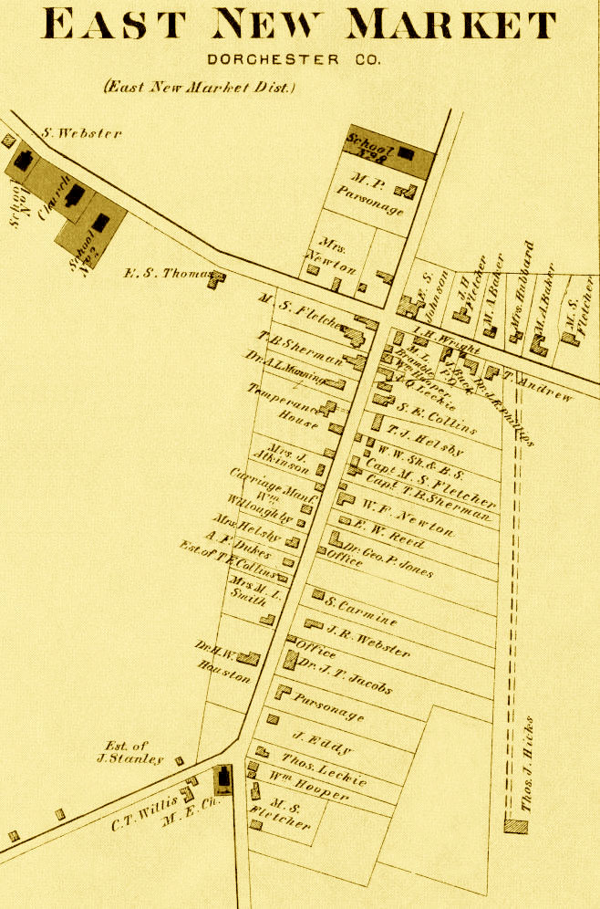 1877 East New Market Map